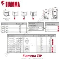 Tendalino Veranda Completa Fiamma Zip per Camper | Accessoricampershop.com