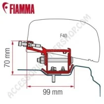 Kit Renault Trafic L2 per Tendalino Fiamma F40VAN | Accessoricampershop.com