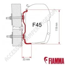 Adapter Hymer 2016 per tendalini Fiamma F45 | Accessoricampershop.com