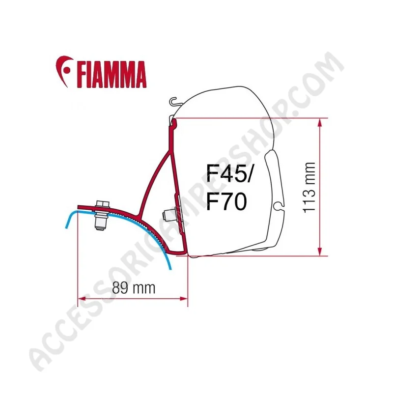 Kit Staffe Adattatore Renault Trafic Opel Vivaro | Accessoricampershop.com