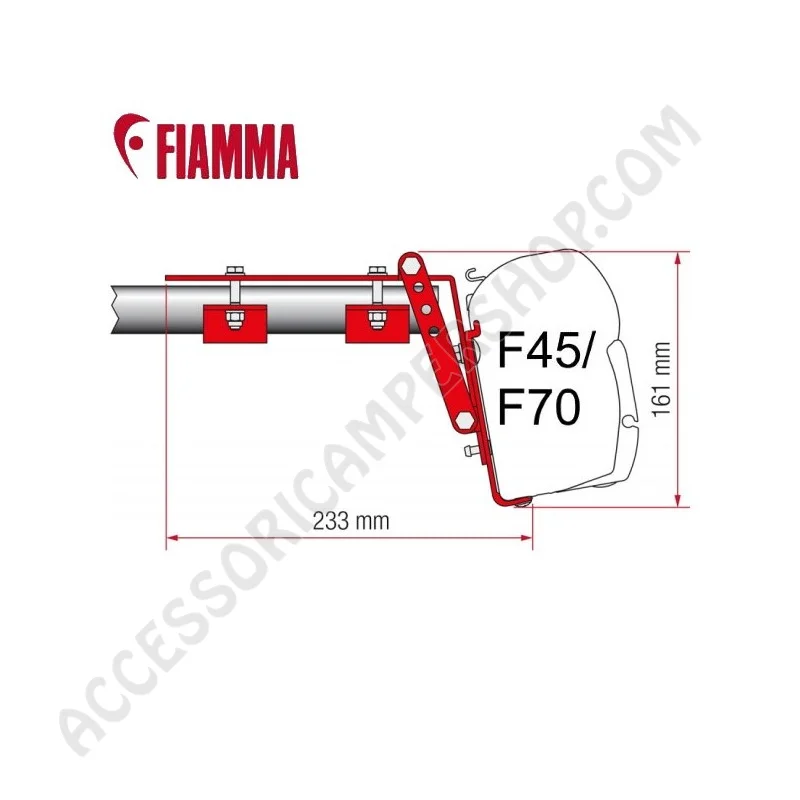 Kit Roof Rail per Tendalini Fiamma F45 F70 | Accessoricampershop.com