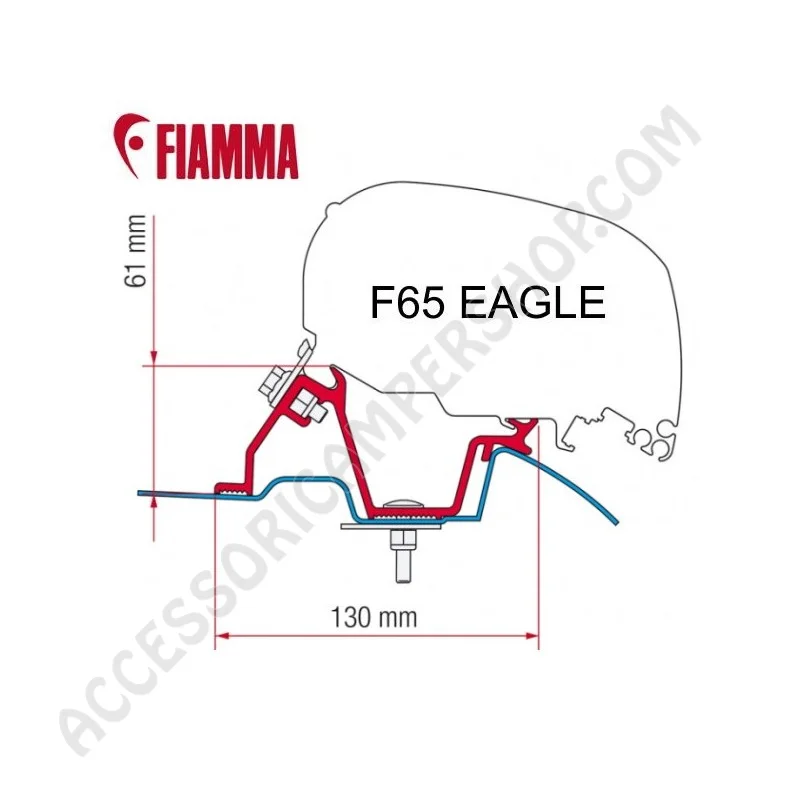 Adapter Mercedes Sprinter High Roof F65 Eagle 400 | Accessoricampershop.com