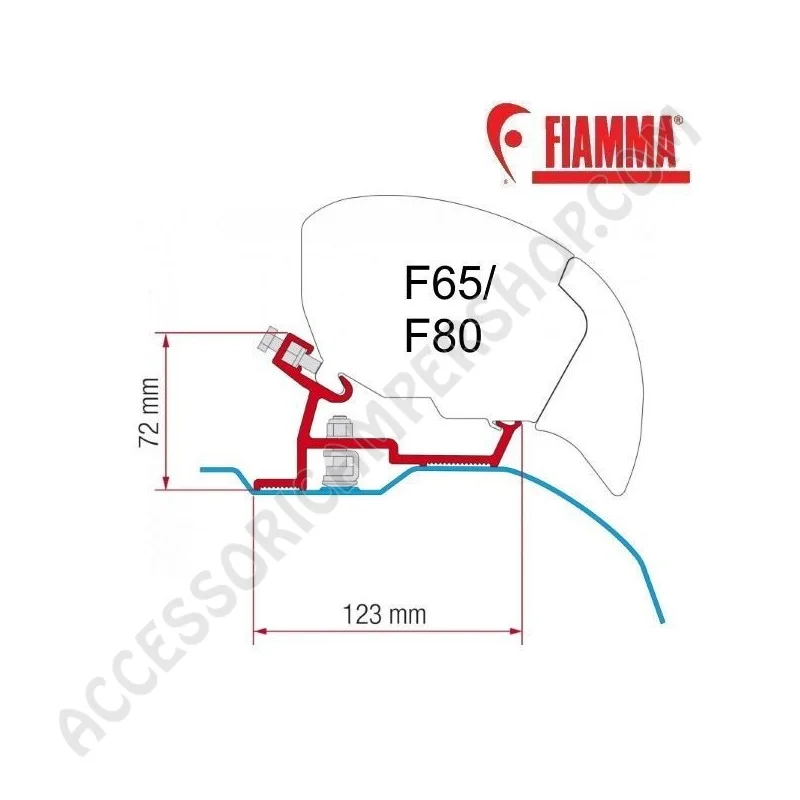 Kit Autocruise Fiamma F65 F80 per Tendalini | Accessoricampershop.com
