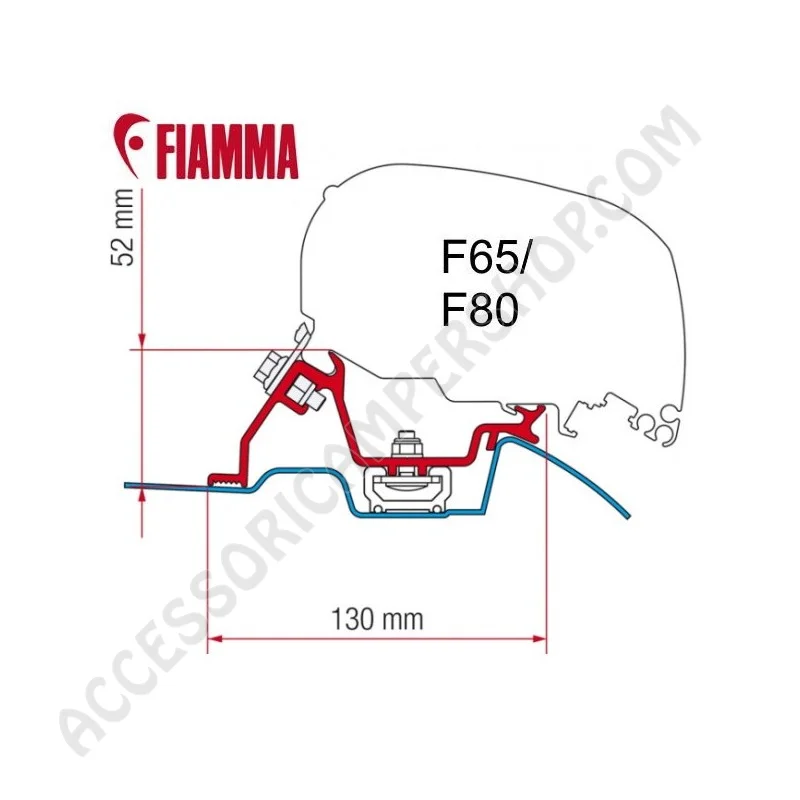 Adattatore Staffe Mercedes Sprinter per Tendalini Fiamma | Accessoricampershop.com