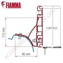 Adapter Staffe Fiamma Compass per Renault Trafic | Accessoricampershop.com