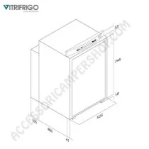 Frigorifero Trivalente Vitrofrigo 92L Compatto | Accessoricampershop.com