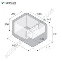 Frigo Freezer Portatile Vitrifrigo VF45P 45L | Accessoricampershop.com
