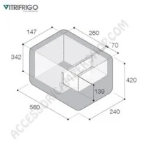 Frigo Freezer Portatile VITRIFRIGO 16L A Compressore | Accessoricampershop.com