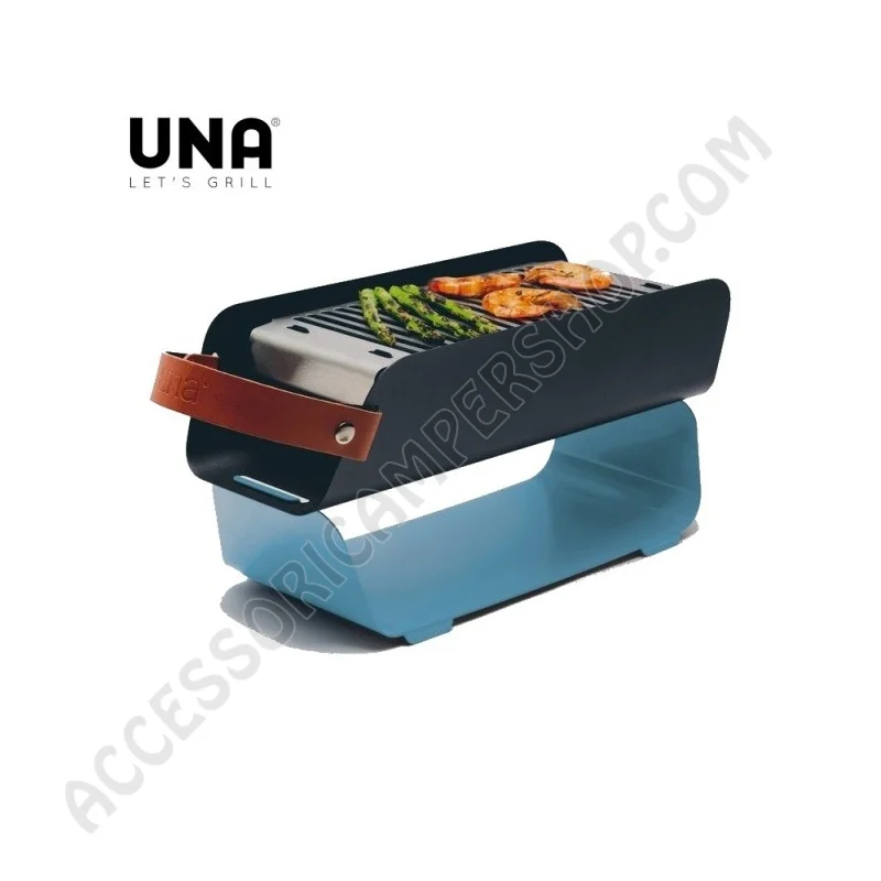 Barbecue da Tavolo Portatile Turchese | Accessoricampershop.com