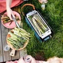Barbecue da Tavolo Portatile Turchese | Accessoricampershop.com