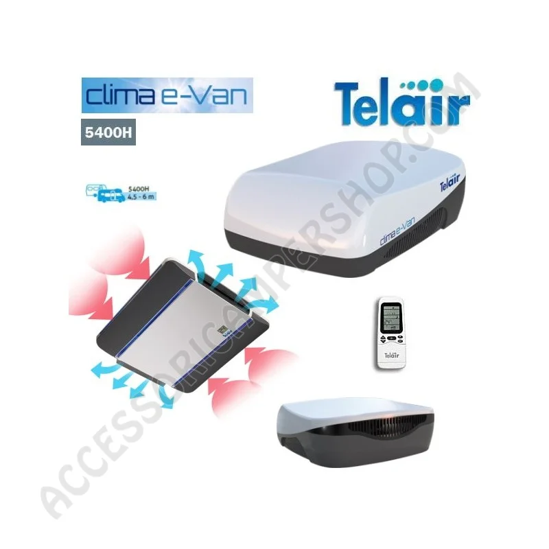 Condizionatore TELAIR CLIMA E-VAN 5400H per Camper | Accessoricampershop.com