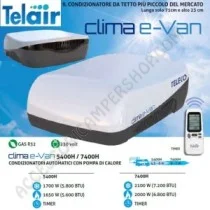 Condizionatore TELAIR CLIMA E-VAN 5400H per Camper | Accessoricampershop.com