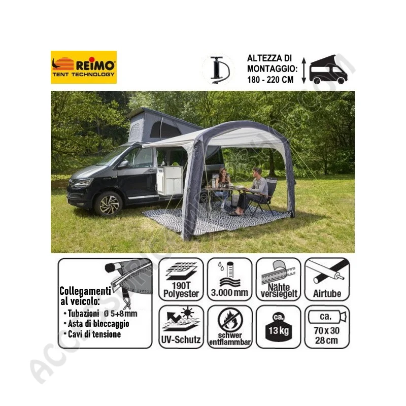 Tenda Veranda Gonfiabile Antigua Air per Van | Accessoricampershop.com