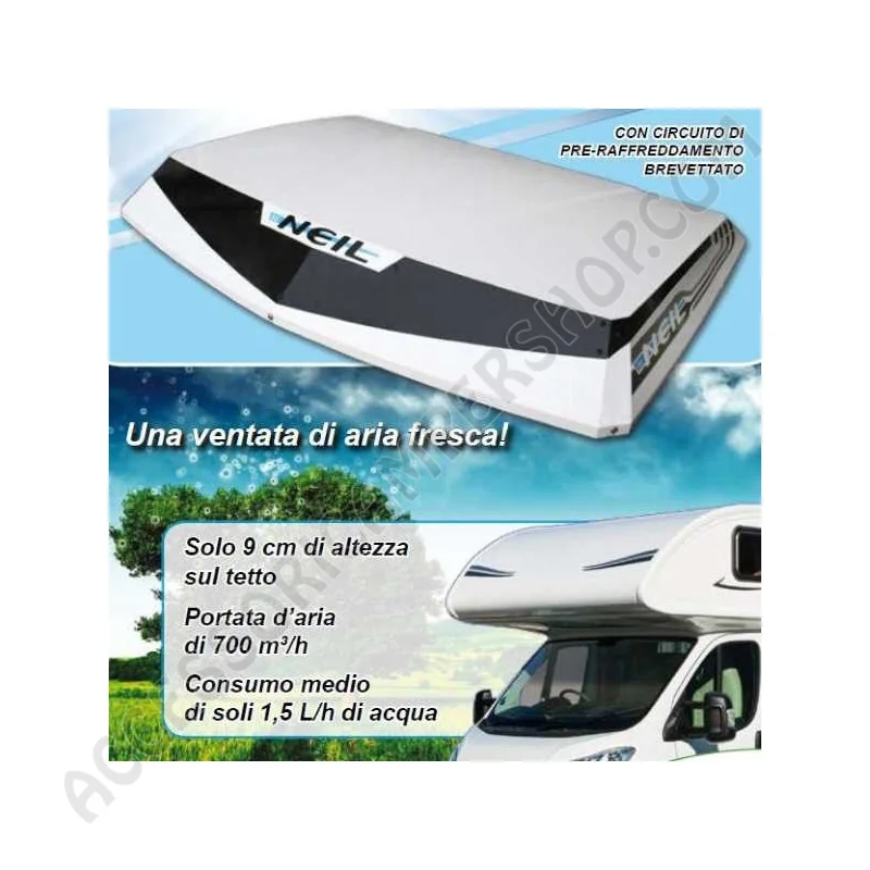 Condizionatore Evaporativo 12V da Tetto NEIL | Accessoricampershop.com