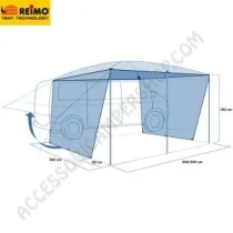 Tendalino Veranda Mauritius Premium Reimo | Accessoricampershop.com