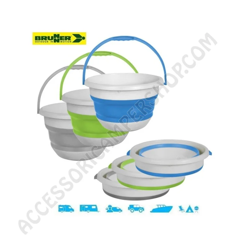 Secchio Multiuso Pieghevole per Camper | Accessoricampershop.com
