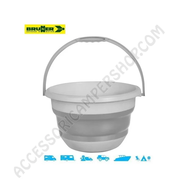 Secchio Multiuso Pieghevole per Camper | Accessoricampershop.com