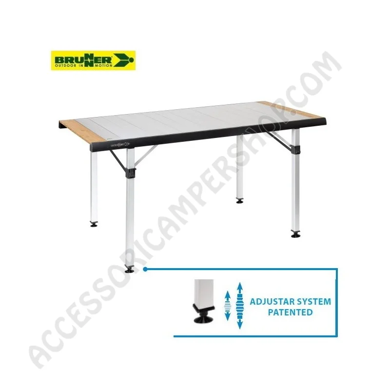 Tavolo Pieghevole QUADRA TROPIC 6 ADJUSTAR | Accessoricampershop.com