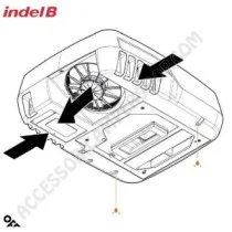 Condizionatore PLEIN - AIRCON 12V per camper | Accessoricampershop.com