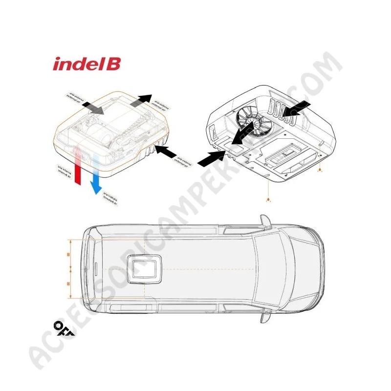 Condizionatore PLEIN - AIRCON 12V per camper | Accessoricampershop.com