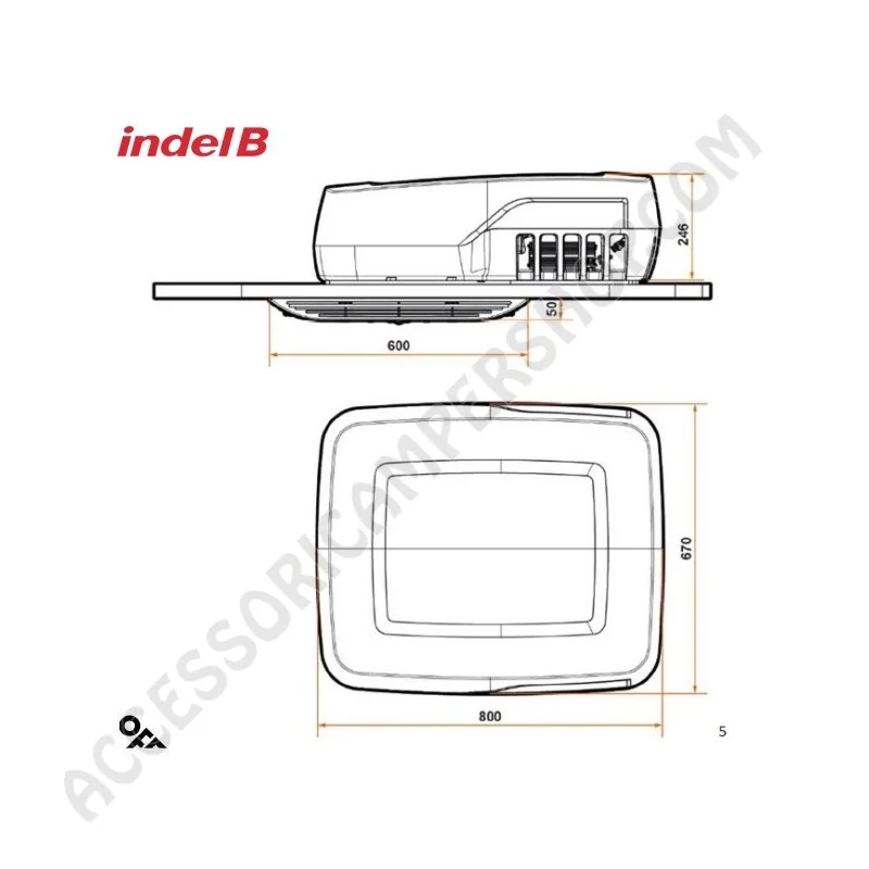 Condizionatore PLEIN - AIRCON 12V per camper | Accessoricampershop.com