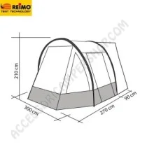Tenda Veranda Laterale TOUR EASY 4 Reimo | Accessoricampershop.com