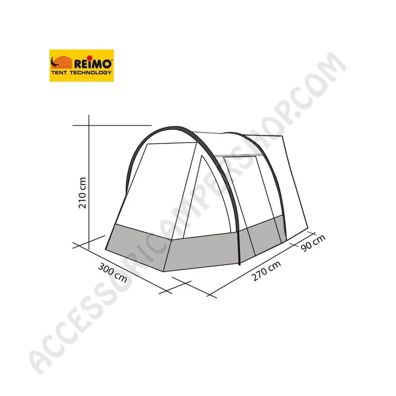 Tenda Veranda Laterale TOUR EASY 4 Reimo | Accessoricampershop.com