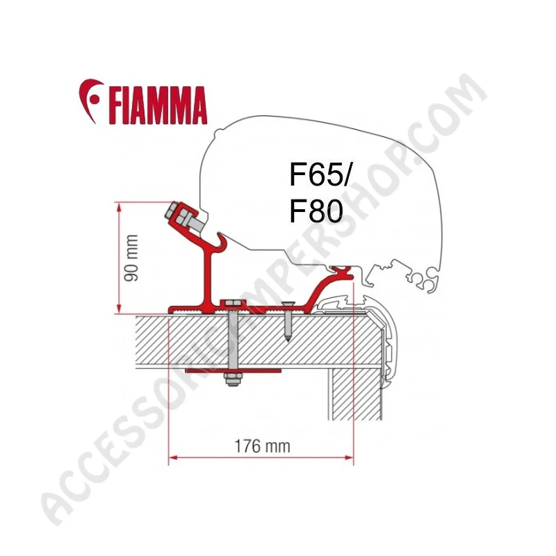 Adapter Carthago Malibu 450 per tendalini Fiamma | Accessoricampershop.com