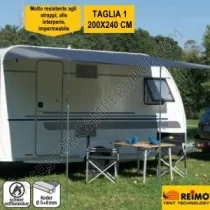 Tendalino Parasole COMO TG1 200x240 per Camper | Accessoricampershop.com