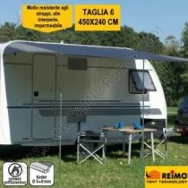 Tendalino tettoia parasole COMO TG7 500x240 | Accessoricampershop.com