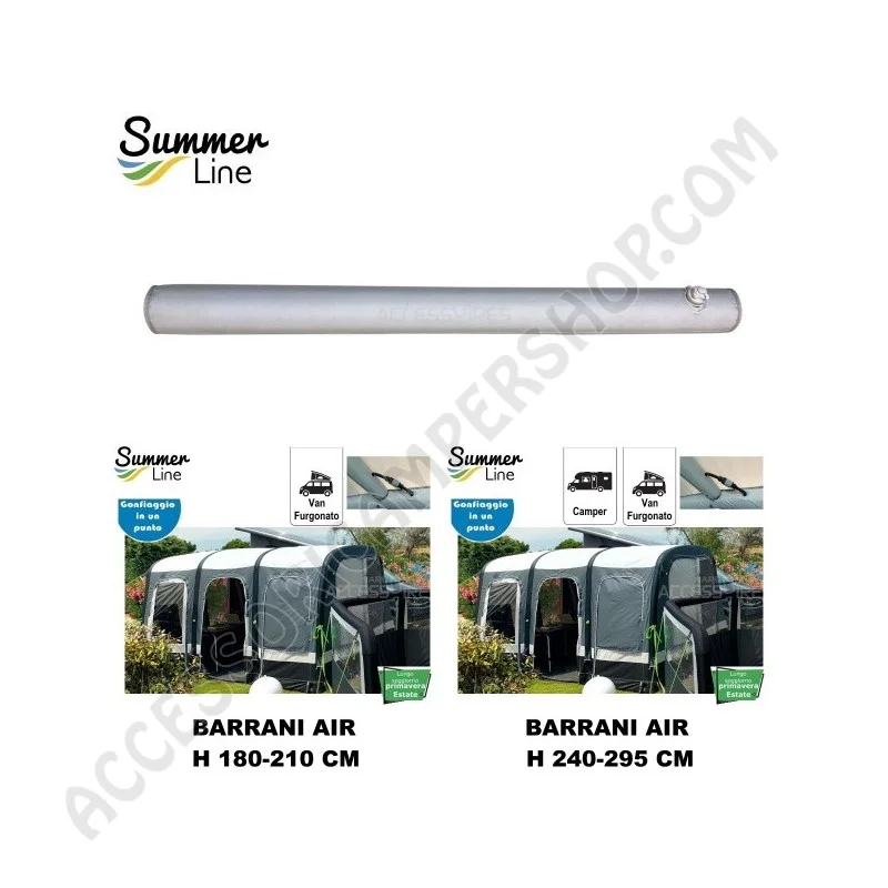 Tubolare per Balcone Veranda Barrani Air | Accessoricampershop.com