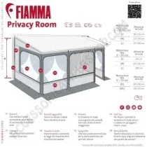 Veranda Fiamma Privacy Room 300 per Camper | Accessoricampershop.com