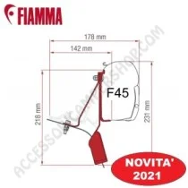 Staffe Ford Custom Nugget per Tendalini Fiamma F45 | Accessoricampershop.com