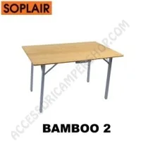 Tavolo Pieghevole Bamboo 2 Persone per Campeggio | Accessoricampershop.com