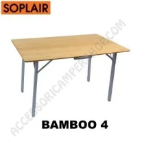 Tavolo Pieghevole Bamboo per Campeggio 4 Persone | Accessoricampershop.com