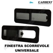 Finestra Scorrevole Universale in Vetro Carbest | Accessoricampershop.com