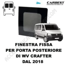 Finestra Fissa Vetro Carbest VW Crafter 2018 | Accessoricampershop.com