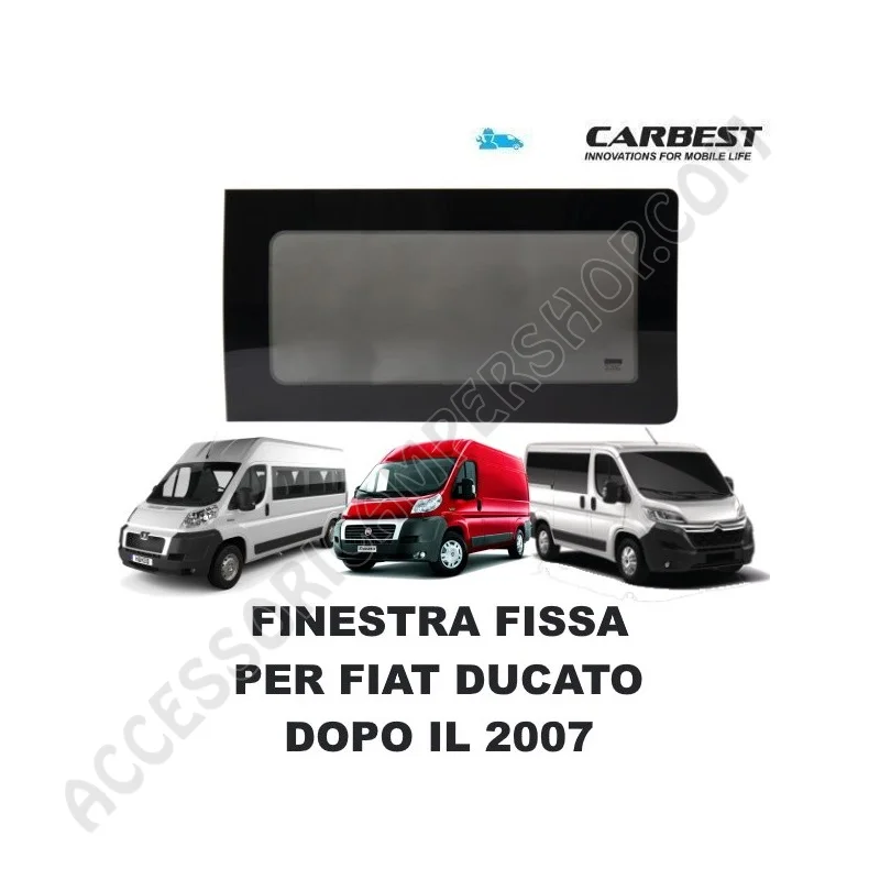 Finestra Fissa Vetro Carbest Fiat Ducato 2007 | Accessoricampershop.com