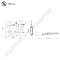 Porta LCD Manuale 90° per Camper e Caravan | Accessoricampershop.com