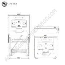 Porta LCD Manuale Verticale per Camper e Caravan | Accessoricampershop.com