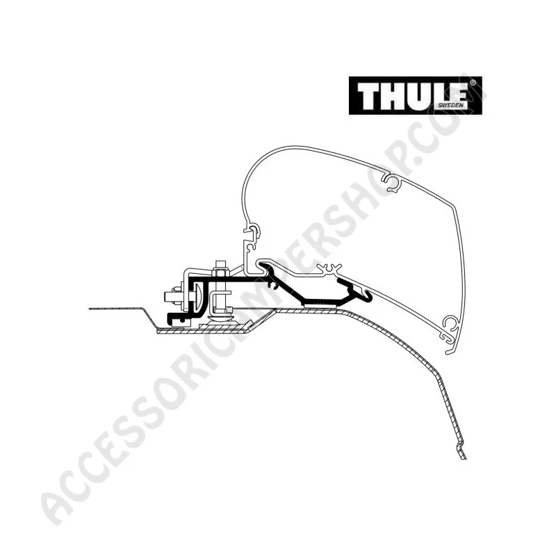 Adattatore Tendalino Thule per Ducato e Boxer | Accessoricampershop.com