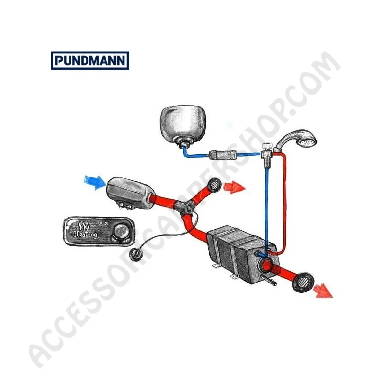 Boiler AIR 6 L 230 V 500 W per Camper | Accessoricampershop.com