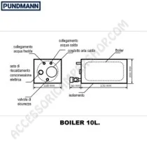 Boiler AIR 10 L 230 V 500 W per camper | Accessoricampershop.com