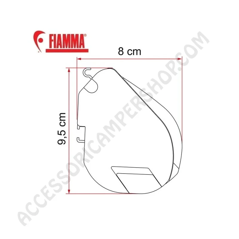Tendalino Veranda Fiamma F35 Pro Titanium | Accessoricampershop.com