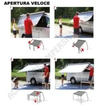 Tendalino Veranda Fiamma F35 Pro Titanium | Accessoricampershop.com