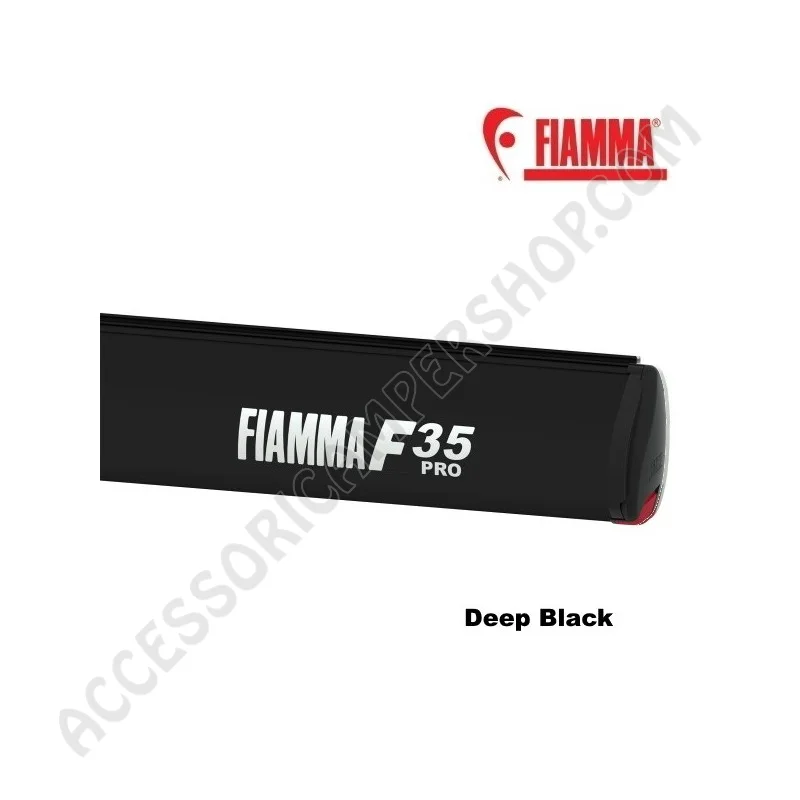 Tendalino Fiamma F35 Pro Deep Black per Caravan | Accessoricampershop.com
