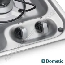 Piano Cottura Dometic 2 Fuochi a Gas con Coperchio | Accessoricampershop.com