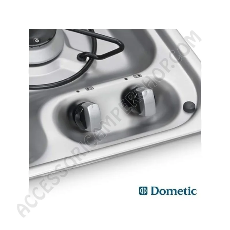 Piano Cottura Dometic 2 Fuochi a Gas con Coperchio | Accessoricampershop.com