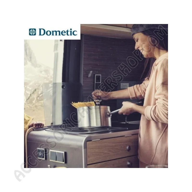 Piano Cottura Dometic 2 Fuochi Gas con Coperchio | Accessoricampershop.com