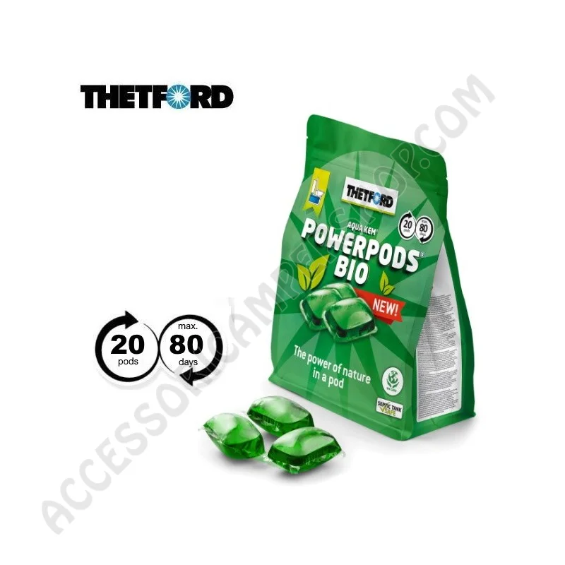 PowerPods Bio per Toilette Camper | Accessoricampershop.com